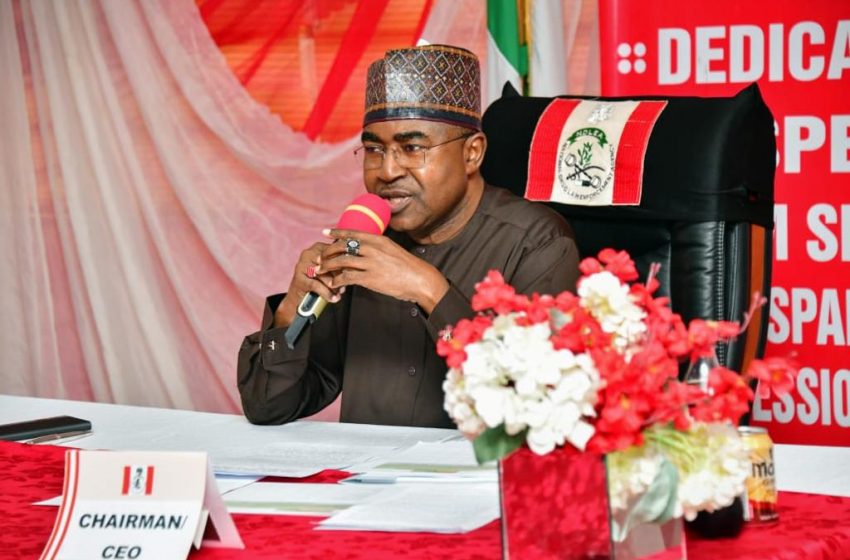 Photos: Chairman/Chief Executive Officer of NDLEA, Brig.Gen. MB Marwa(Retd) OFR alongside Directors of the Agency and Inter-ministerial Committee Members from MDAs during the NDCMP Technical Working Group (TWG) meeting at the National Headquarters Abuja today Thursday 28th September,2022.