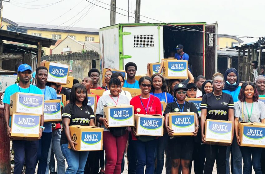 Unity Bank, Lagos Food Bank Partner to Donate Food Items to Lagos Community