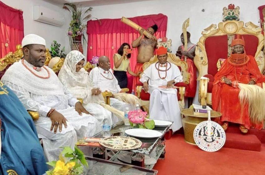 GOV. GANDUJE, WIFE HONORED WITH URHOBO CHIETAINCY TITLES