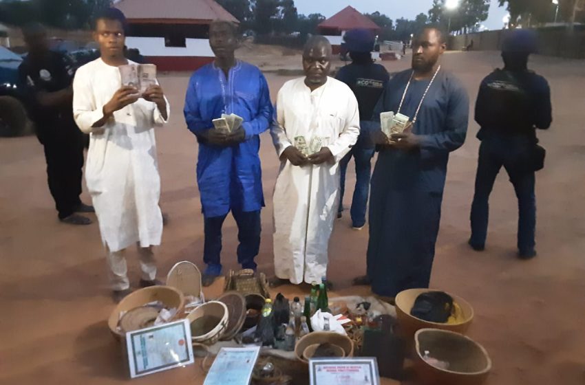  NSCDC NABS NOTORIOUS CURRENCY SYNDICATES, RECOVERS LARGE SUMS OF FAKE DOLLARS, NAIRA.