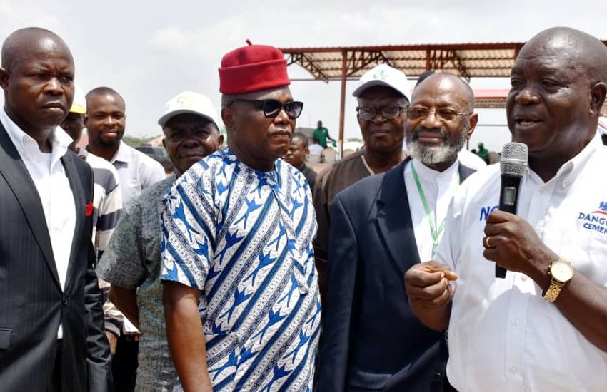 Dangote demonstrates use of Cement variants at Enugu FairEnugu Fair