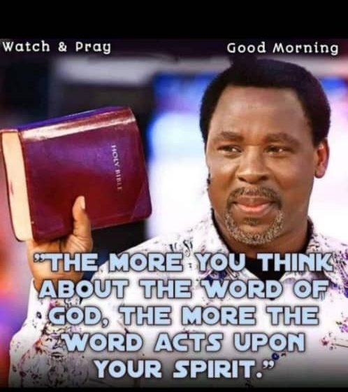  TB JOSHUA; REMEMBERING EXIT OF A WORLD CHANGER
