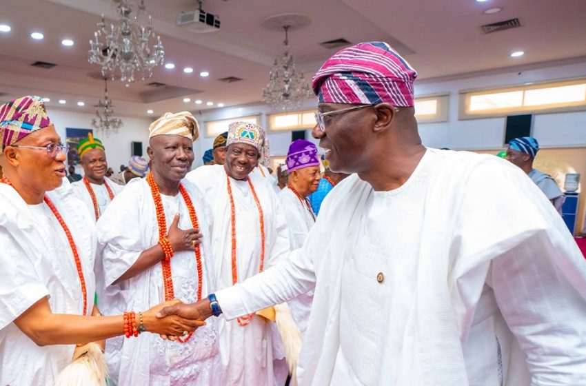  PICTURES: GOV SANWO-OLU INAUGURATES NEWLY APPROVED LAGOS STATE COUNCIL OF OBAS AT LAGOS HOUSE, ALAUSA, IKEJA, ON WEDNESDAY, 12TH JULY 2023