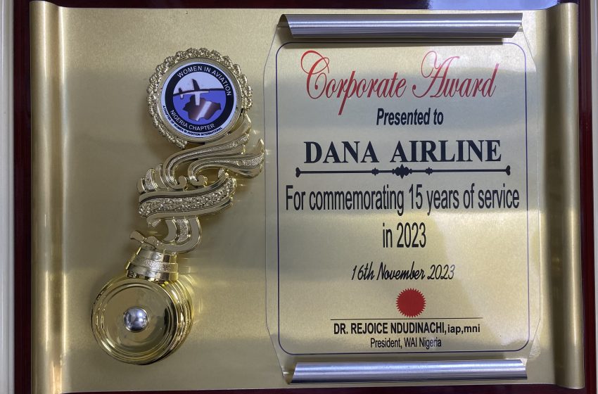  WIA honors Dana Air as Airline Wins Best Corporate Social Responsibility award