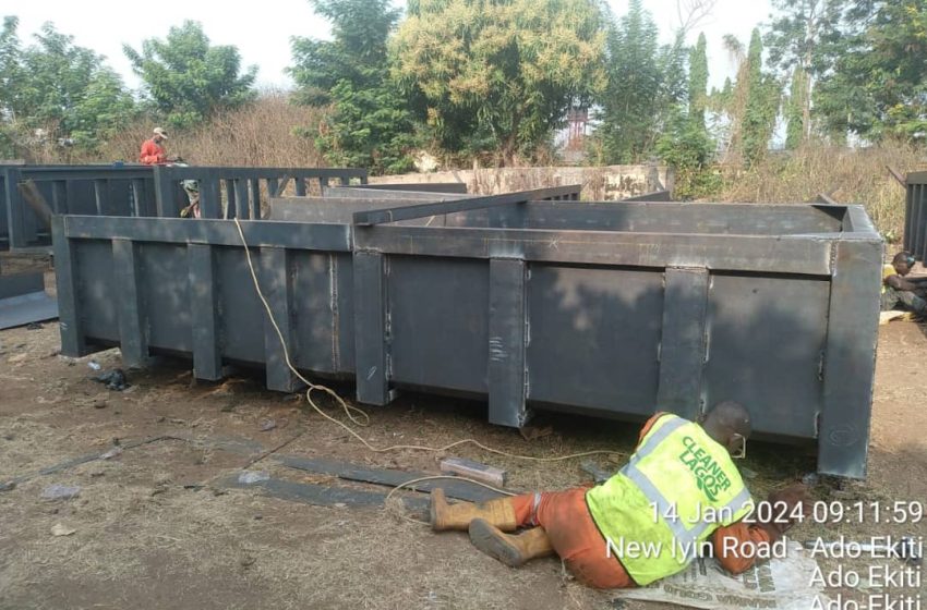  LAWMA Construct Waste Bins for Ekiti State