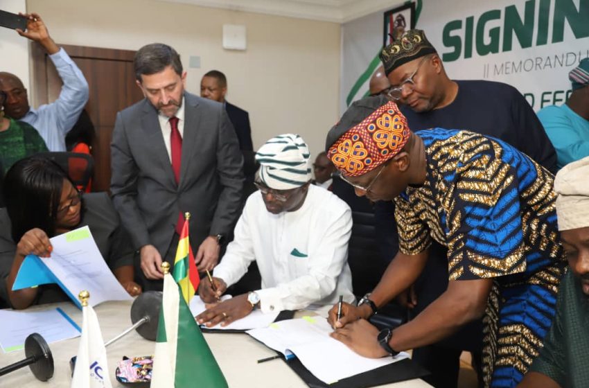  LAGOS, GHANA COY  SIGN MOU ON SOLID AND LIQUID WASTE TREATMENT
