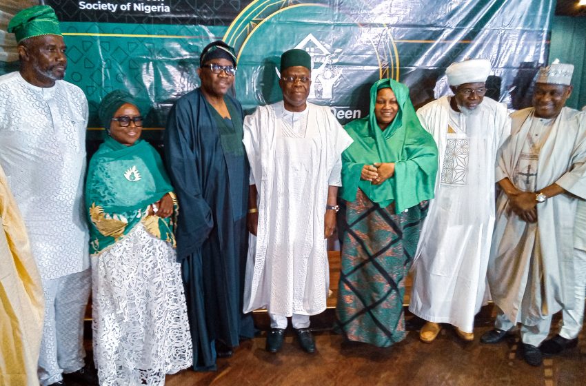  President, National Missioner of Ansar-ud-Deen Society charge Kekere-Ekun, others at inauguration of Ansar-ud-Deen Foundation